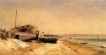Sainte Adresse2 impressionnisme navire paysage marin Johan Barthold Jongkind Beach